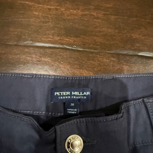 Peter Millar Crown Crafted Men's Size 38 Navy Delvin 5-Pocket Pants MSRP $245 - Picture 6 of 9